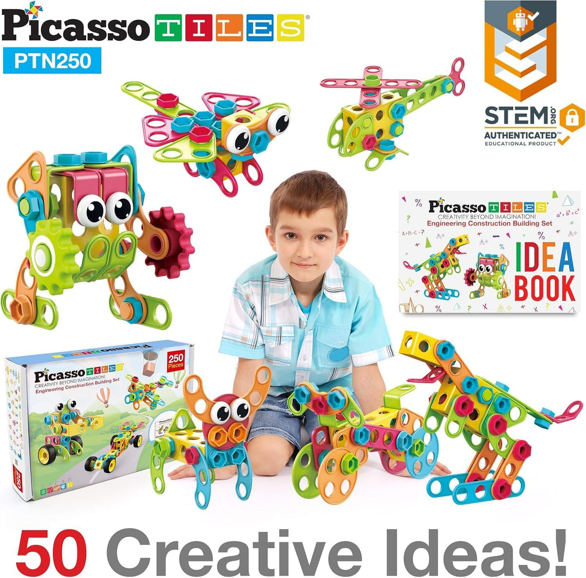 Picasso Magnetic Engineering Building Set 250-Piece
