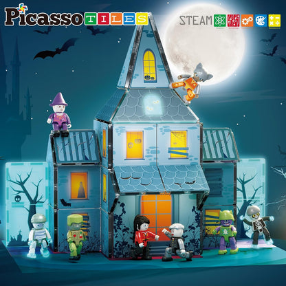 Picasso Magnetic Tiles Haunted House 57-Piece