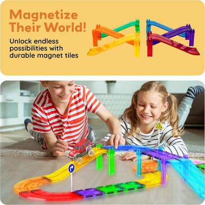 Picasso Magnetic Tiles Slope Race Track 6-Piece