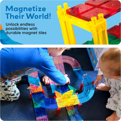 Picasso Magnetic Tiles Race Track 80-Piece