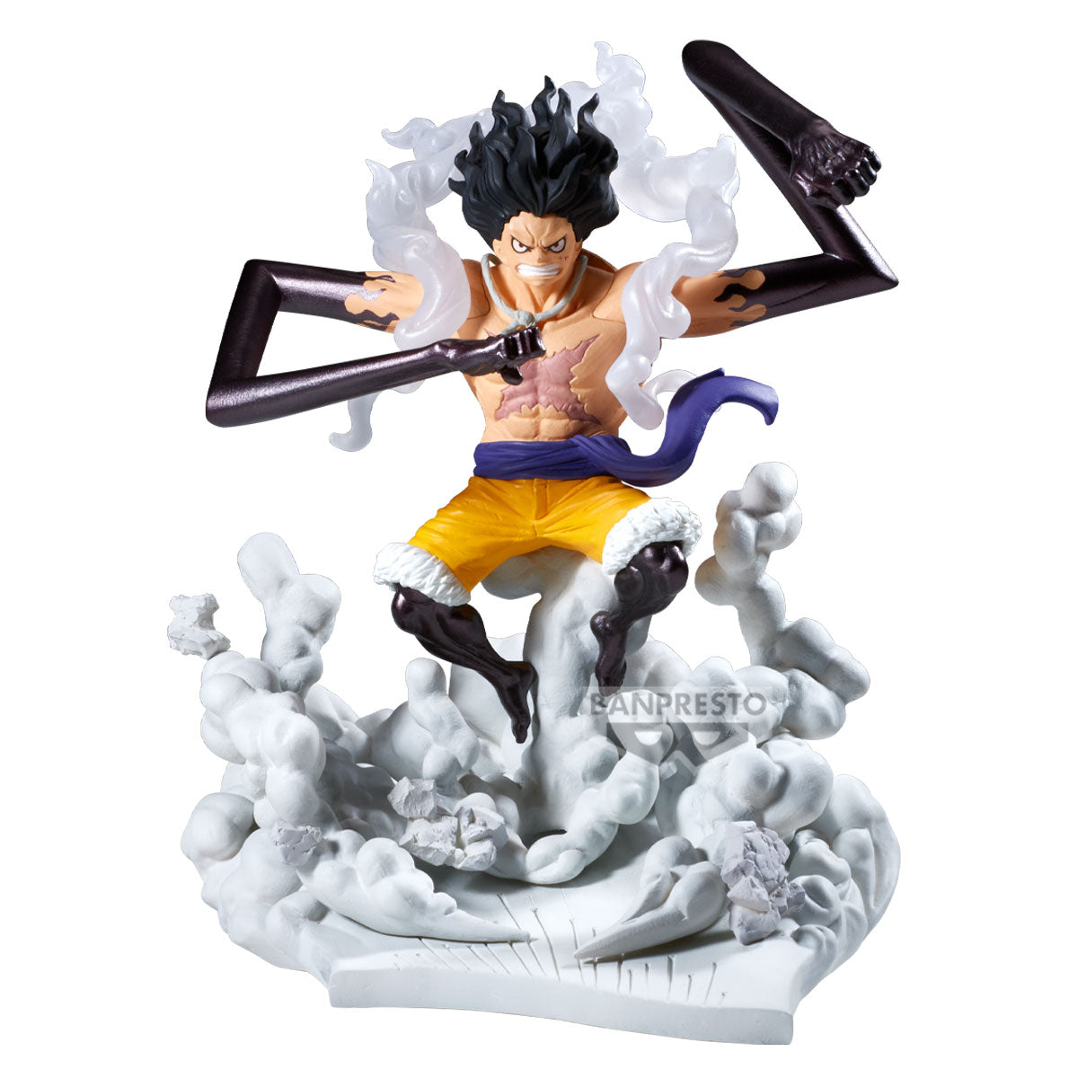 Banpresto One Piece Senkozekkei Monkey D. Luffy Collectible Anime Figure
