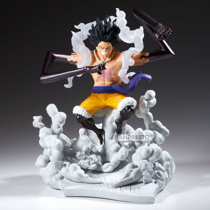 Banpresto One Piece Senkozekkei Monkey D. Luffy Collectible Anime Figure