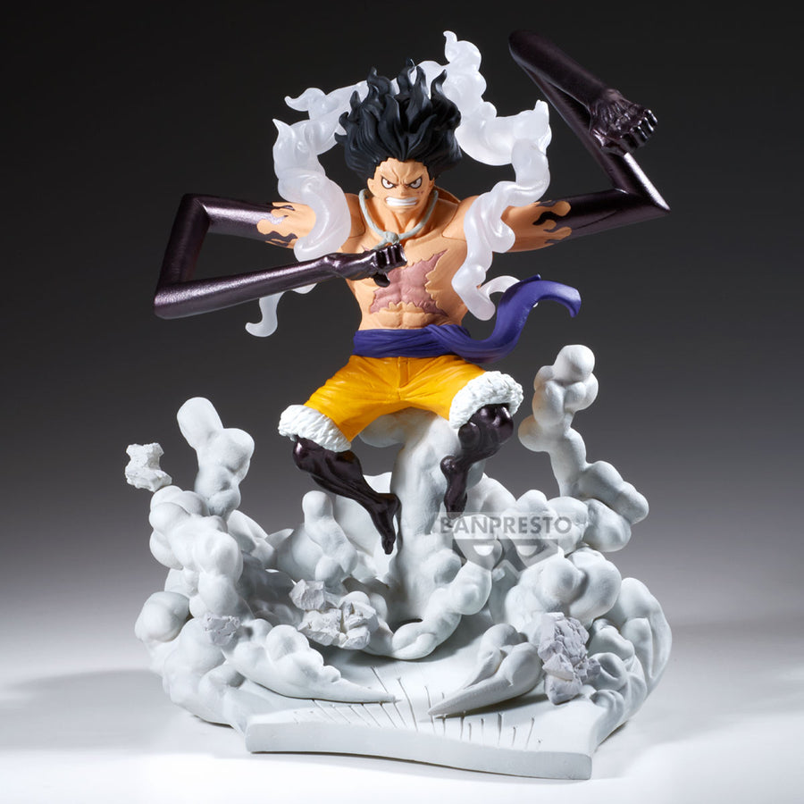 Banpresto One Piece Senkozekkei Monkey D. Luffy Collectible Anime Figure