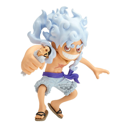 Banpresto One Piece Monkey D. Luffy Gear 5 vs Borsalino - Mega World Collectable Anime Figure