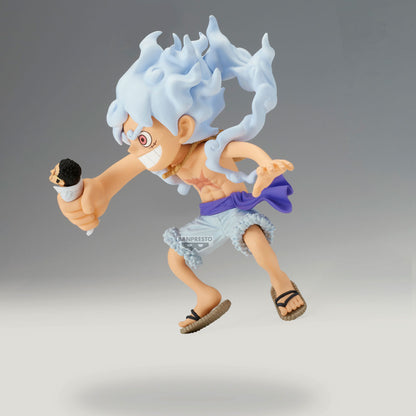 Banpresto One Piece Monkey D. Luffy Gear 5 vs Borsalino - Mega World Collectable Anime Figure