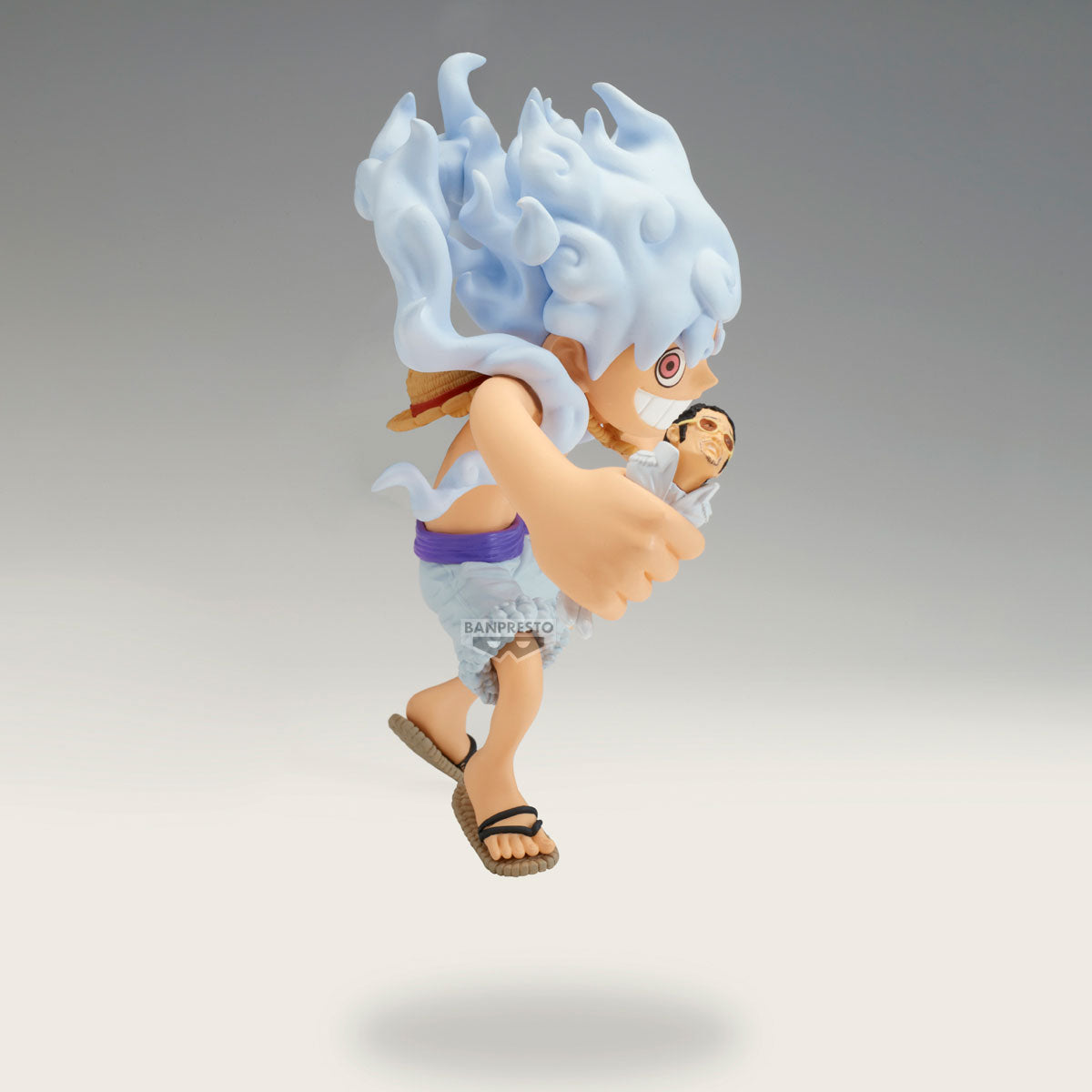 Banpresto One Piece Monkey D. Luffy Gear 5 vs Borsalino - Mega World Collectable Anime Figure