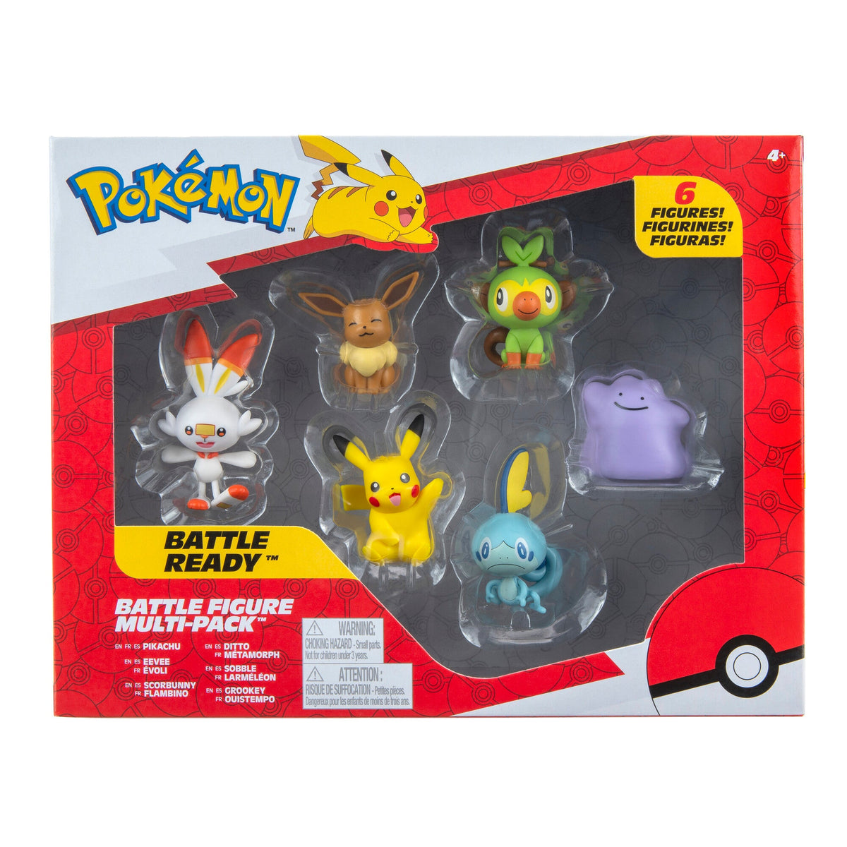 Pokemon Battle Action Figure Multi 6 Pack Assortment