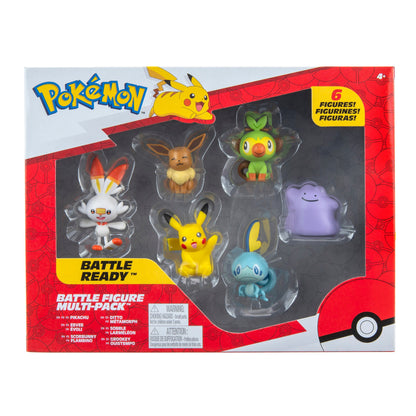 Pokemon Battle Action Figure Multi 6 Pack Assortment