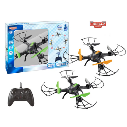 Demoz RC Sky Roverz 2.4G Remote-Control Stunt Vehicle with LED Lights