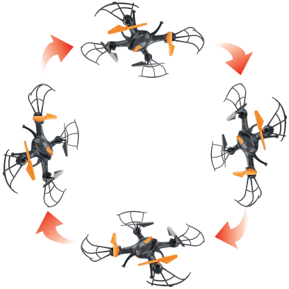 Demoz RC Sky Roverz 2.4G Remote-Control Stunt Vehicle with LED Lights