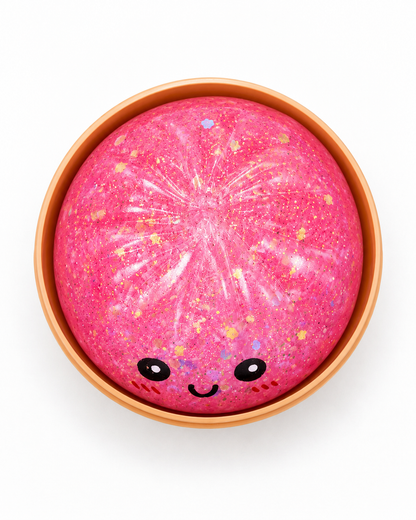 Squeezy Dumplings Glitter Squishy Sensory Fidget Toy for Kids - Sold per piece