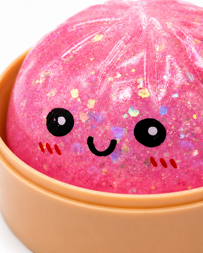 Squeezy Dumplings Glitter Squishy Sensory Fidget Toy for Kids - Sold per piece