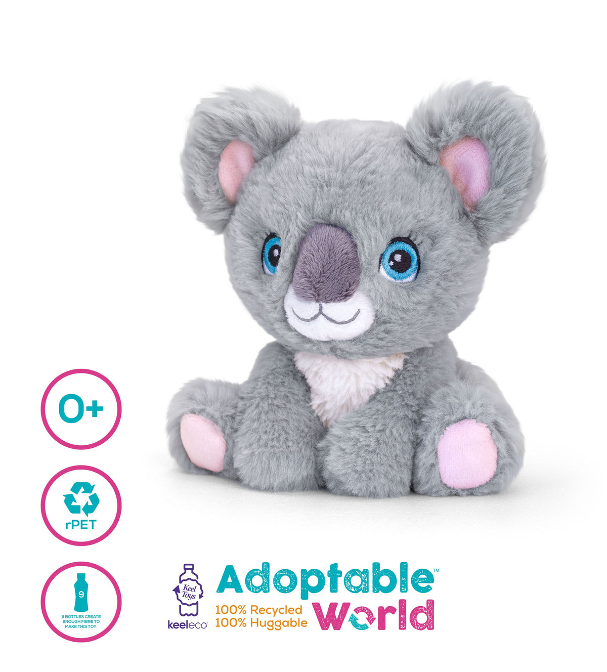 Keeleco Mini Adoptable World Plush 16cm Assortment