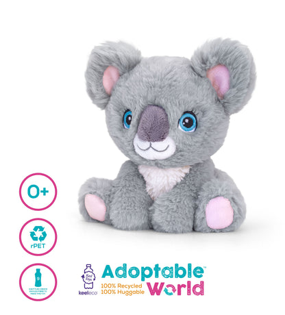 Keeleco Mini Adoptable World Plush 16cm Assortment