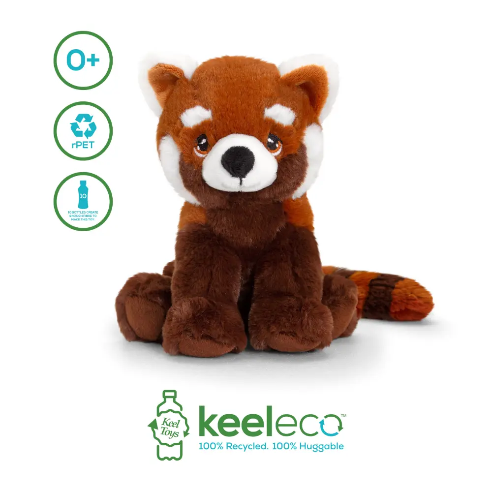 Keeleco Panda Red 18cm