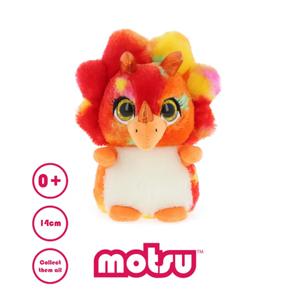 Animotsu Triceratops Plush by Keel Toys Collectible Dinosaur for Babies & Toddlers 14cm