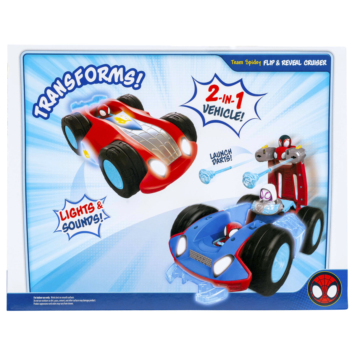 Spidey N Friends Vehicle Deluxe Flip Cruiser