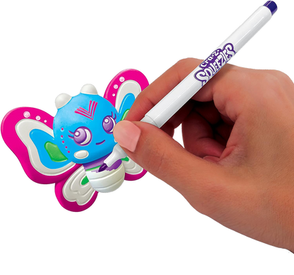 Shimmer 'n Sparkle Cra-Z-Squeezies Color Your Own Squishy Craft Kit for Kids