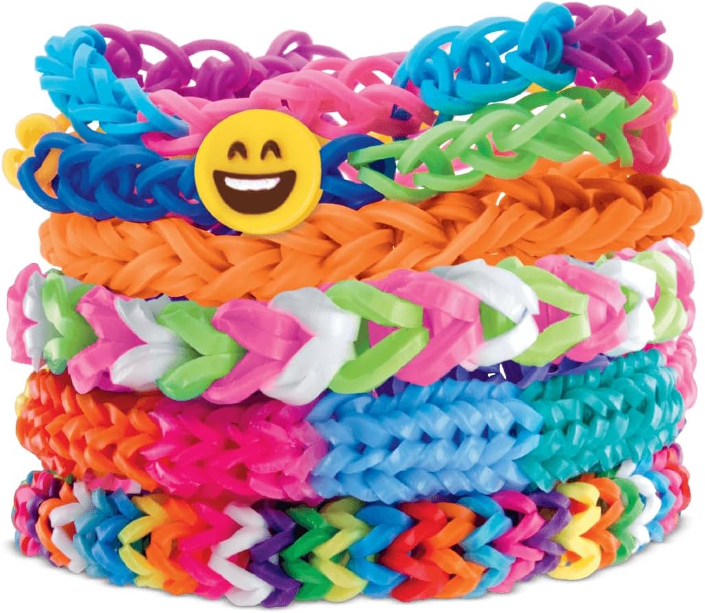 Shimmer 'n Sparkle Cra-Z-Loom Deluxe Rubber Band Bracelet-Making Case for Kids
