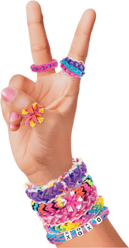 Shimmer 'n Sparkle Cra-Z-Loom Deluxe Rubber Band Bracelet-Making Case for Kids