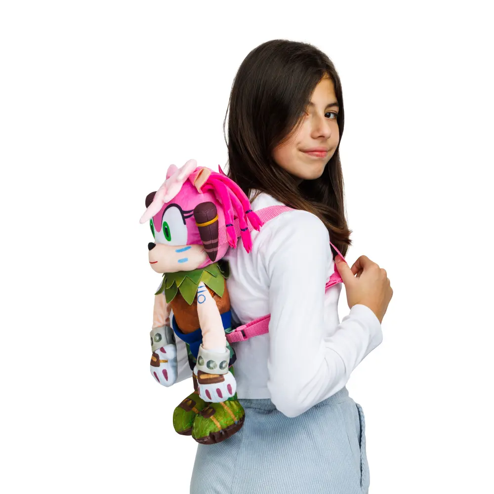 Sonic Plush Backpack 12Inch 4Asst