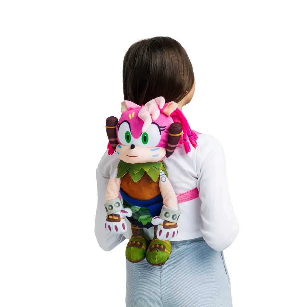 Sonic Plush Backpack 12Inch 4Asst