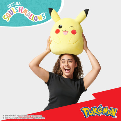 Pokemon Squishmallow Winking Pikachu 14 Inch