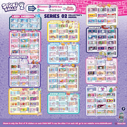 Sticki Rolls Series 2 Sticki Book Set DIY Sticker Jewelry & Activity Kit for Kids