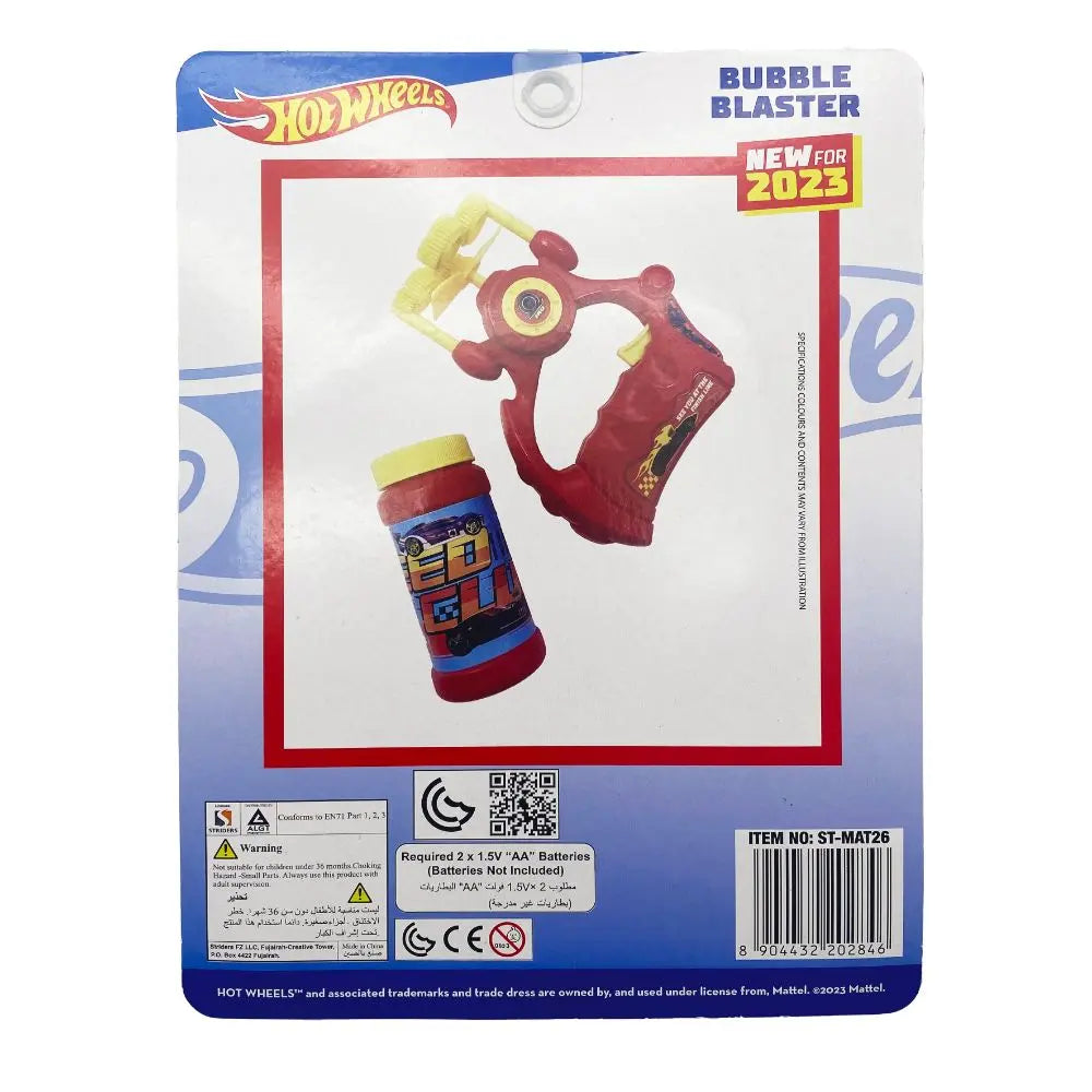 Hot Wheels Bubble Blaster Bubble Gun Toy for Kids