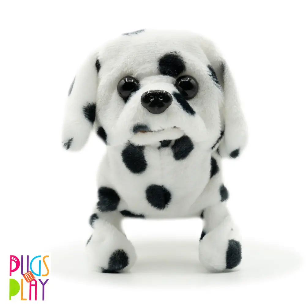 Pugs At Play Walking Spotty 6.5 Inch Battery-Operated