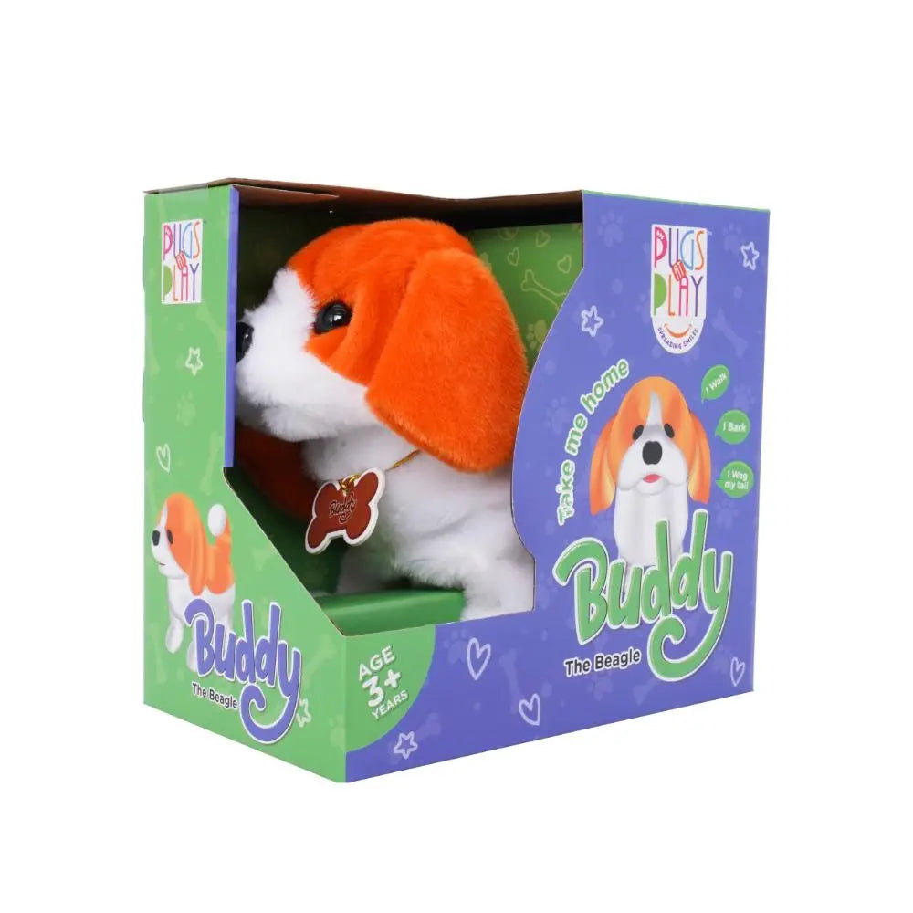 Pugs At Play Walking Buddy 6.5 - Inches Battery-Operated