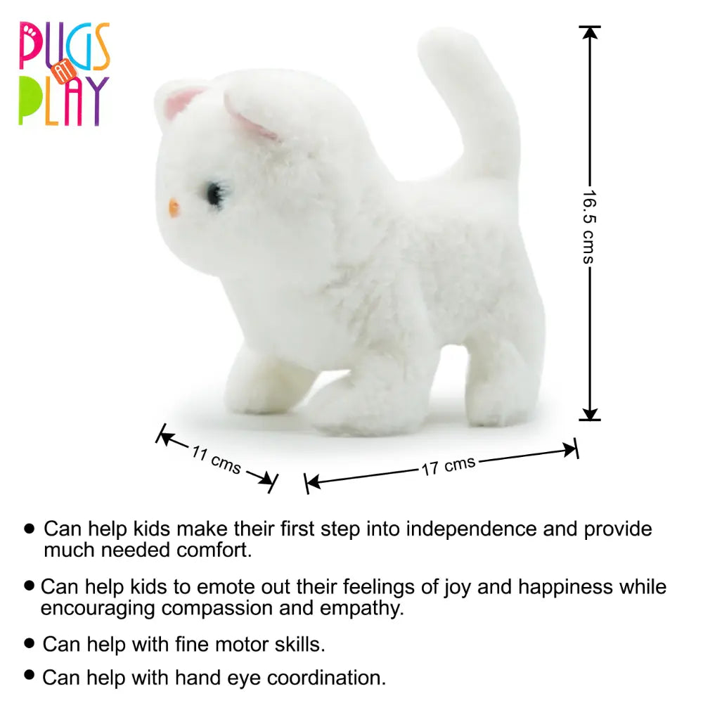 Pugs At Play Walking Casper 6.5 Inch Battery-Operated