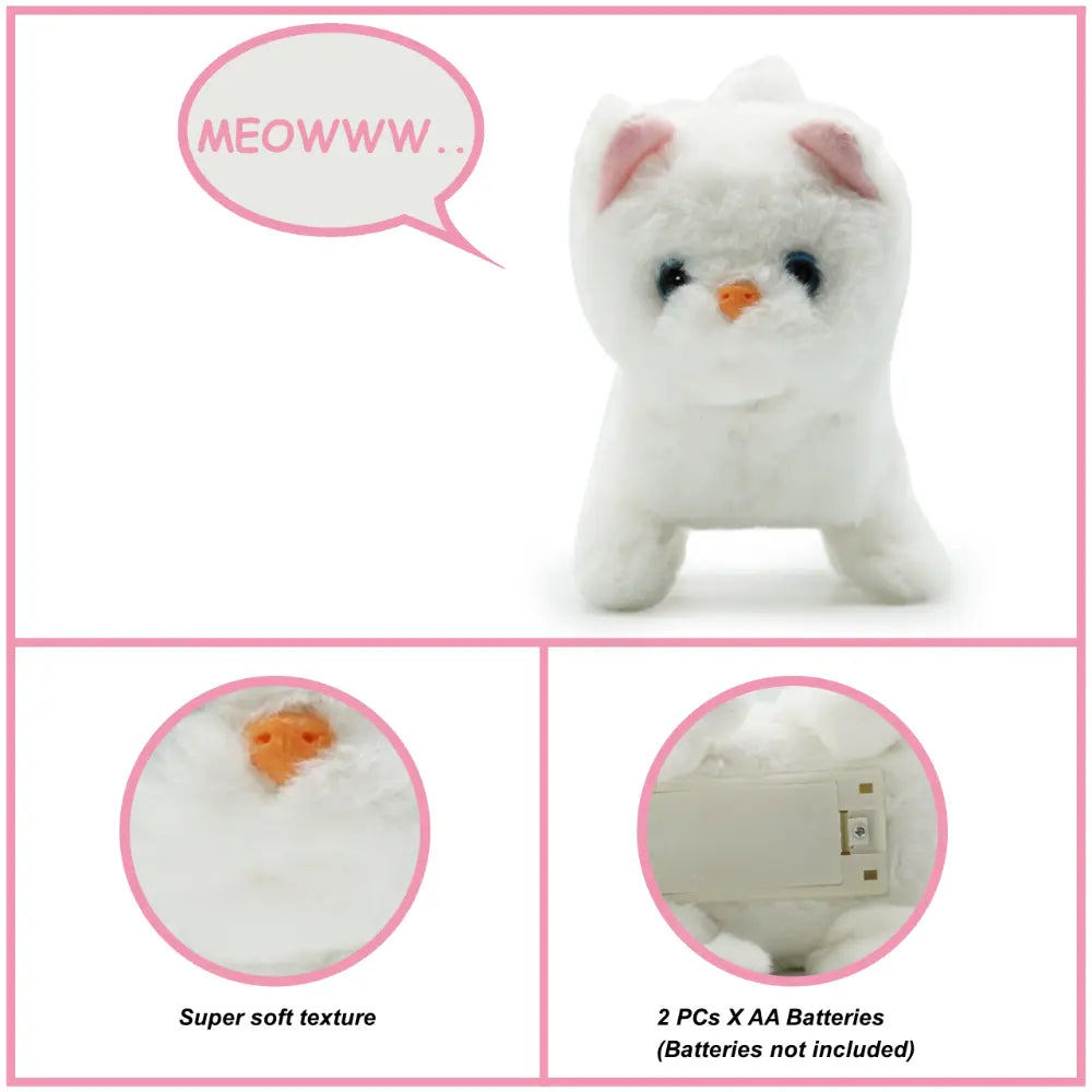 Pugs At Play Walking Casper 6.5 Inch Battery-Operated