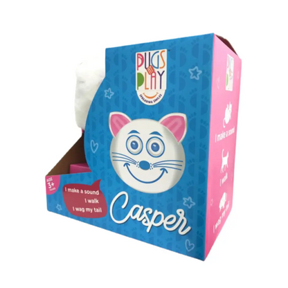 Pugs At Play Walking Casper 6.5 Inch Battery-Operated