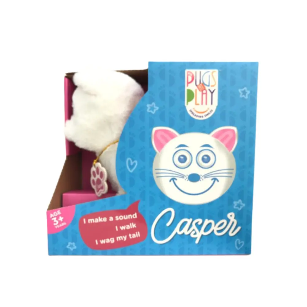 Pugs At Play Walking Casper 6.5 Inch Battery-Operated