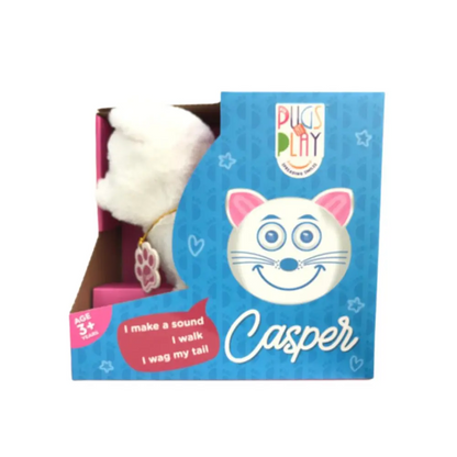 Pugs At Play Walking Casper 6.5 Inch Battery-Operated
