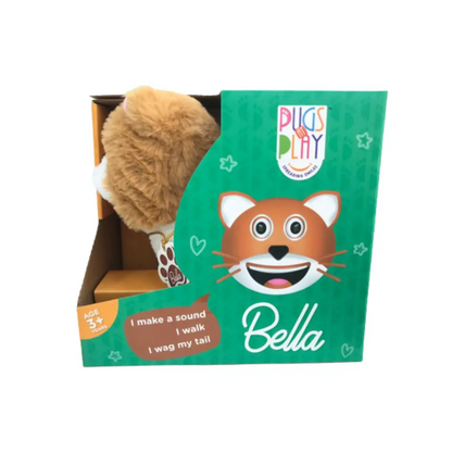 Pugs At Play Walking Bella 6.5 Inch Battery-Operated