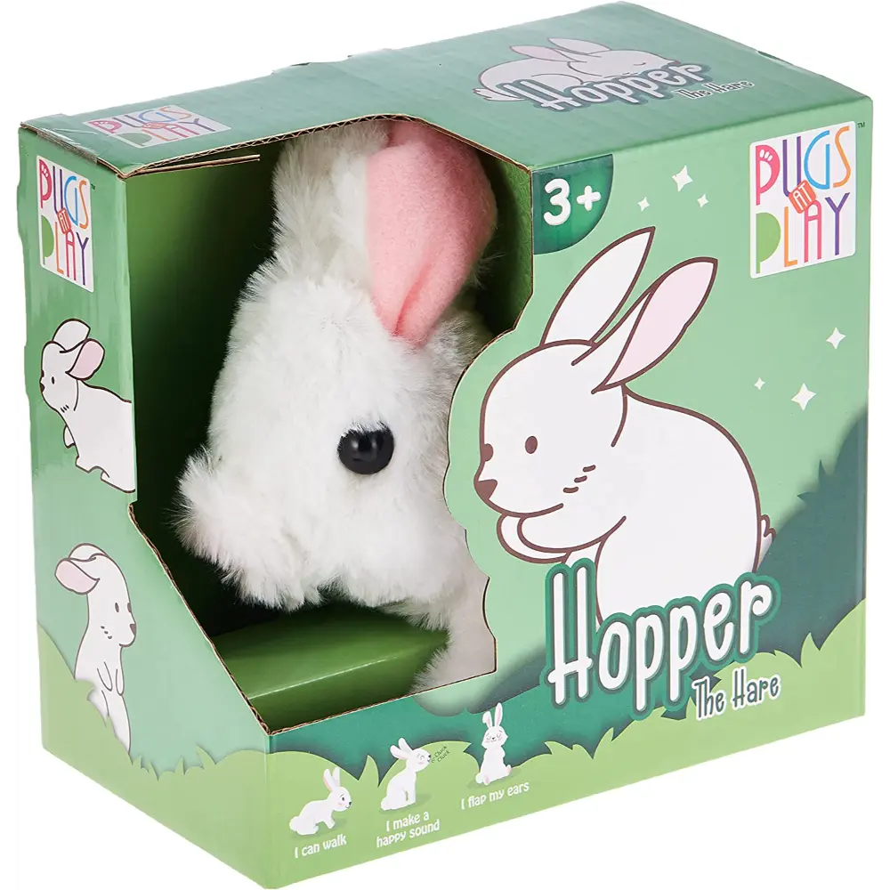 Pugs At Play Jumping Hopper 6.5 - Inches Battery-Operated