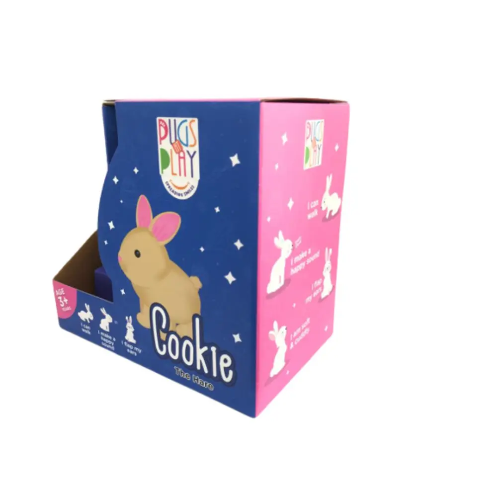 Pugs At Play Jumping Cookie 6.5 - Inches Battery-Operated
