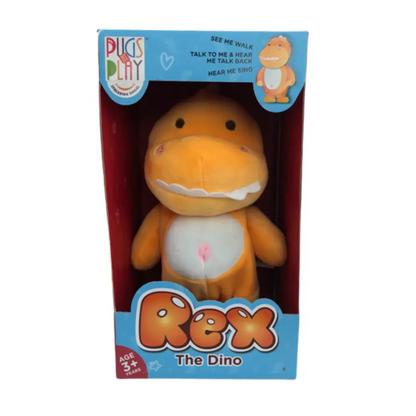Pugs At Play Walking & Talking Rex 9 - Inches Battery-Operated