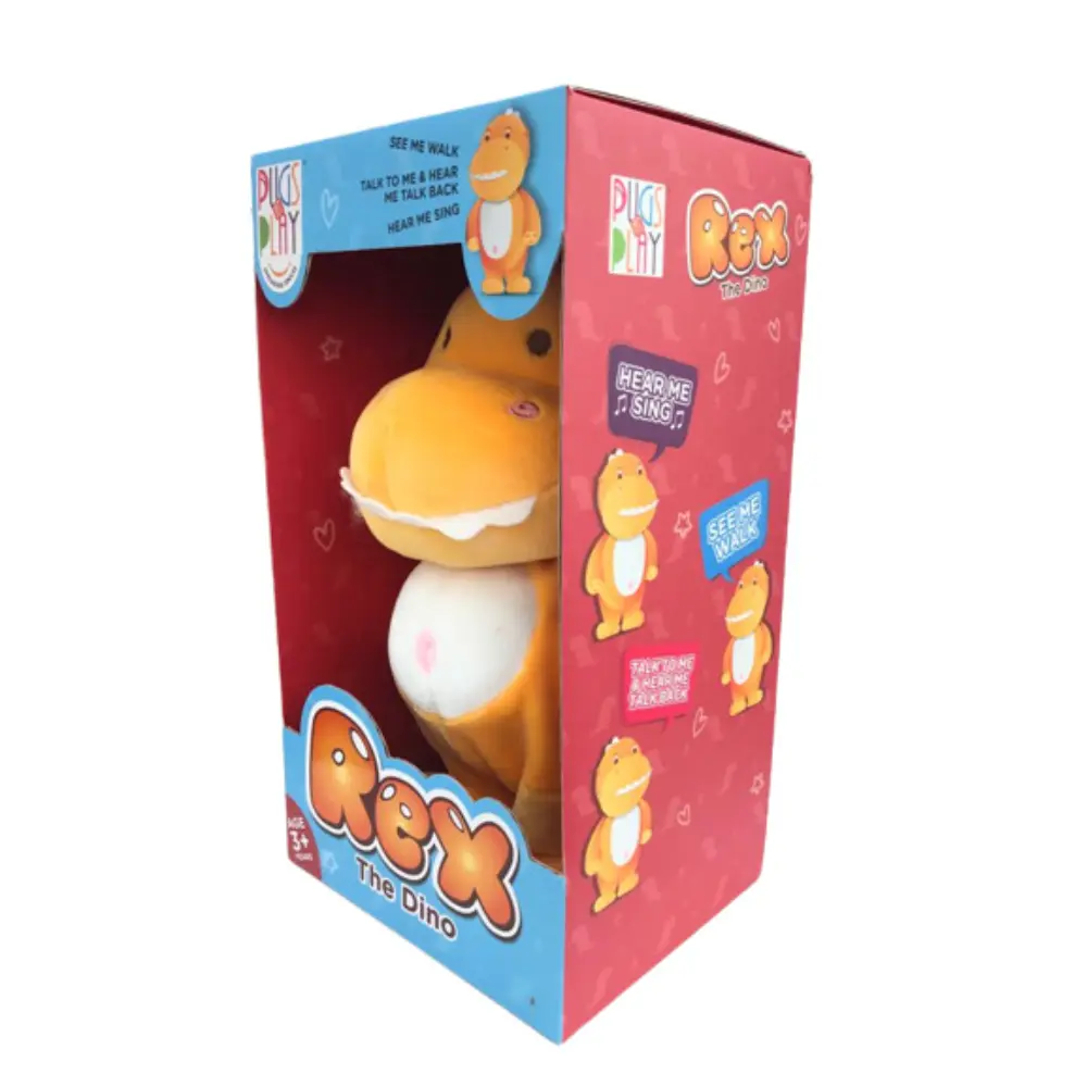 Pugs At Play Walking & Talking Rex 9 - Inches Battery-Operated
