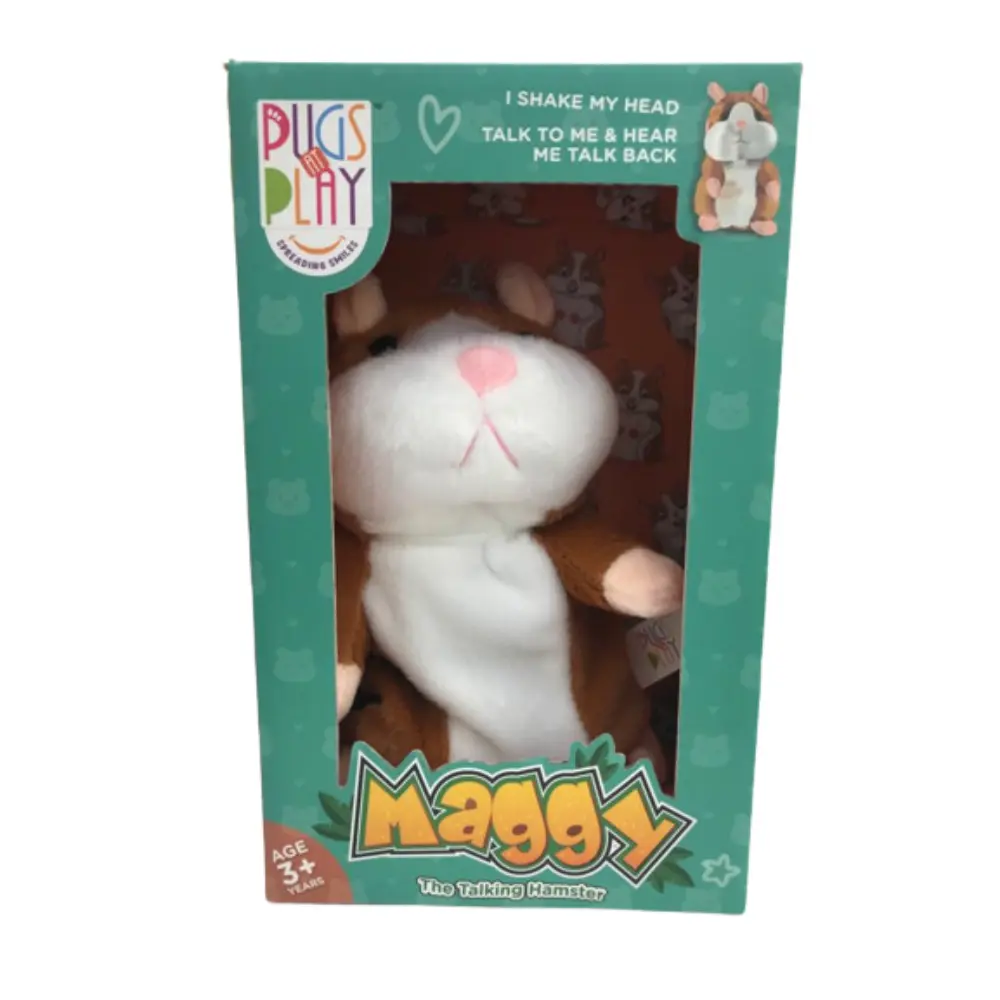 Pugs At Play Talking Maggy 7 Inch Battery-Operated