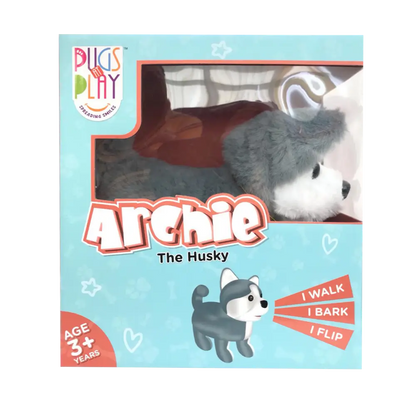 Pugs At Play Flipping Archie Battery-Operated