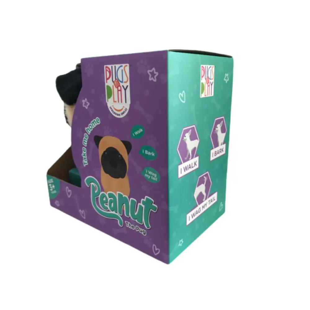 Pugs At Play Walking Pug 6.5 Inch Battery-Operated