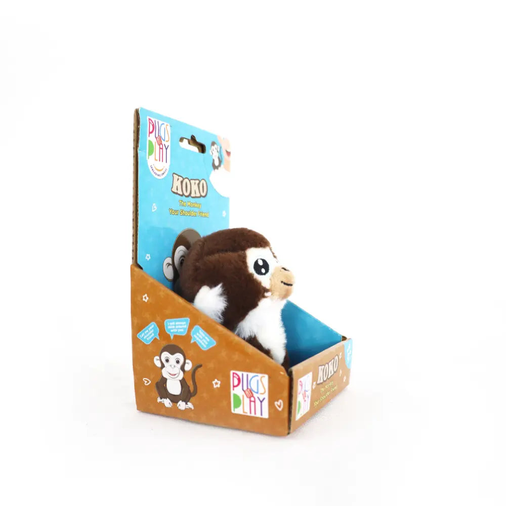 Pugs At Play Shoulder Buddy Koko 4 -Inches