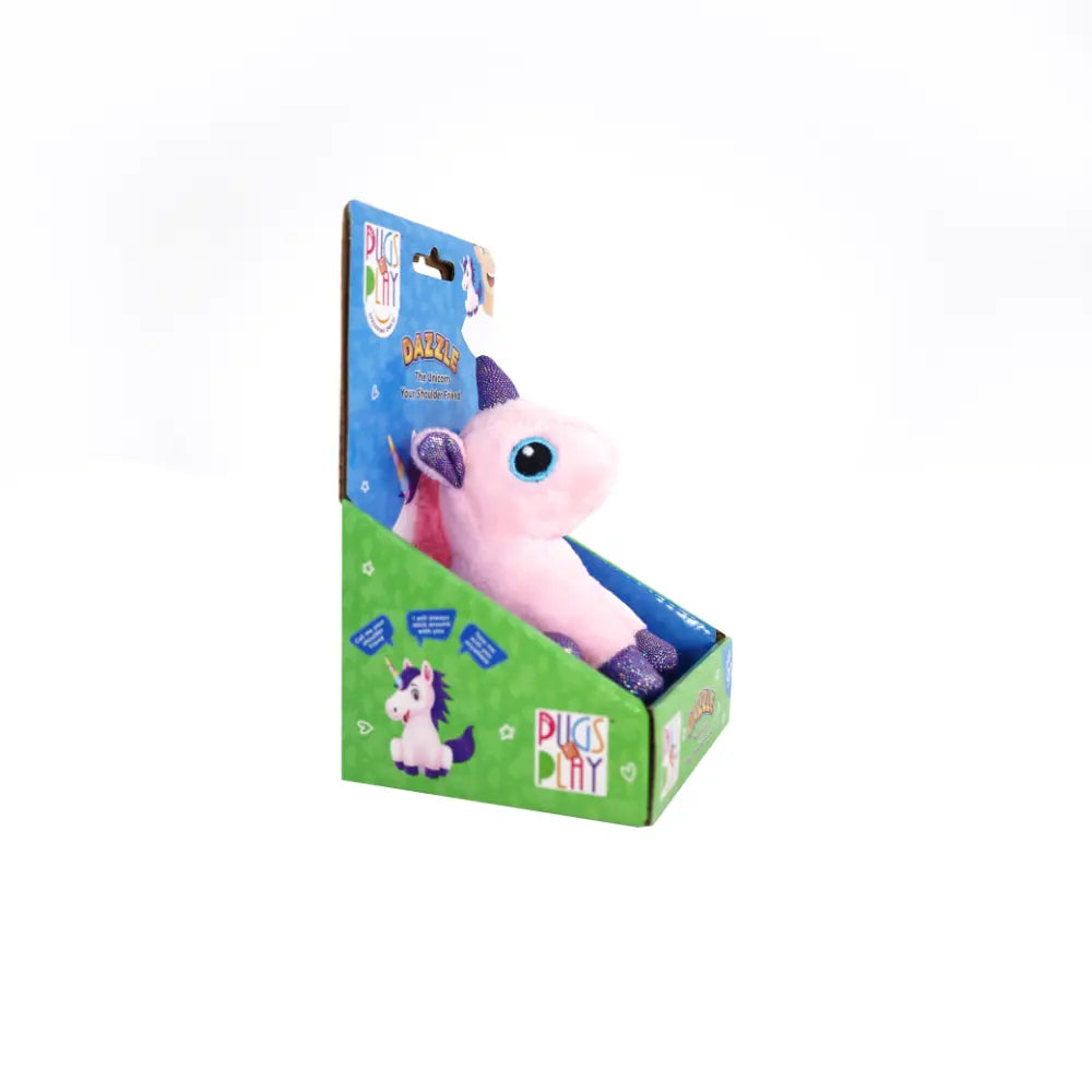Pugs At Play Shoulder Buddy Dazzel 4 Inch