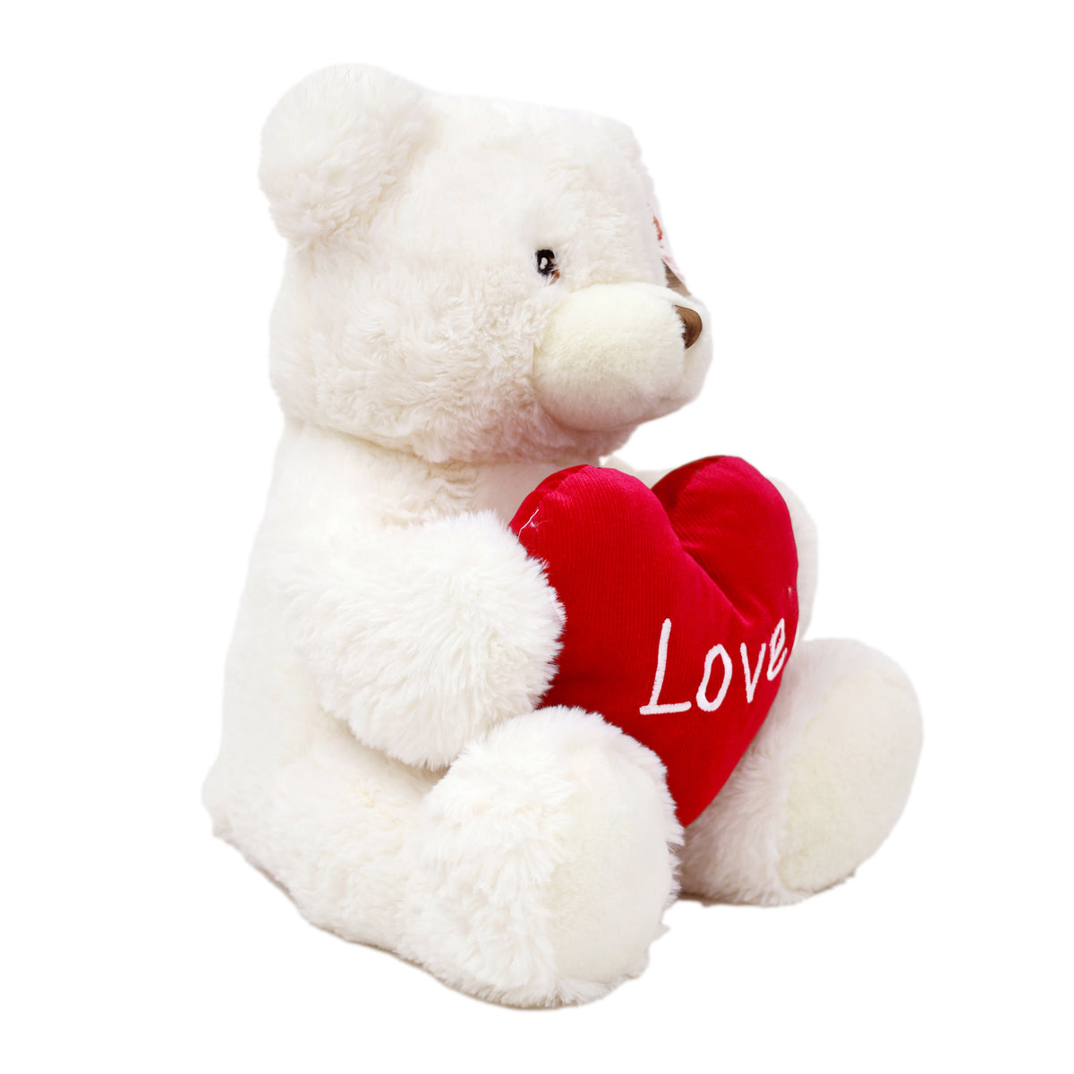 Keeleco Plush Bear 45cm - Cream Teddy for Valentine's Day Gift