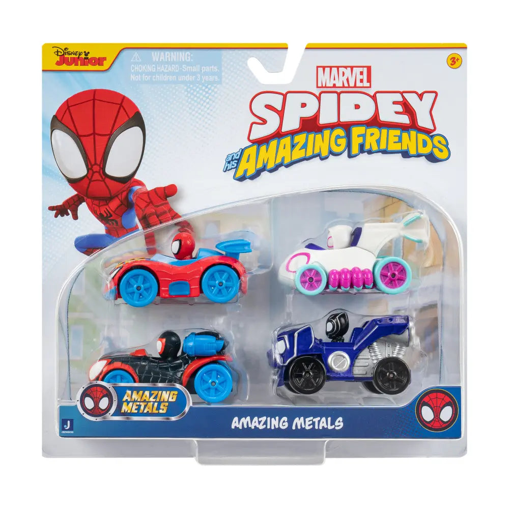 Spidey N Friends Amazing Metals 4 Pack