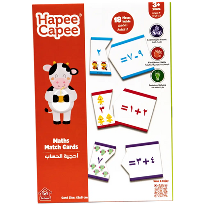Hapee Capee Maths Match Cards Arabic