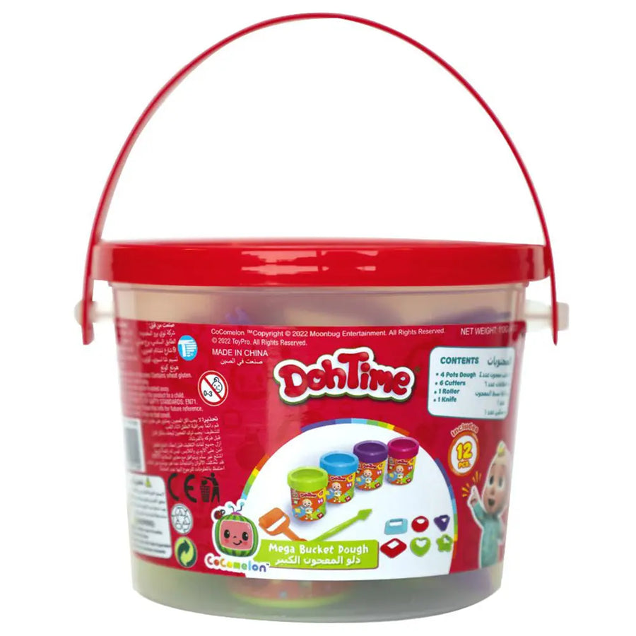 DohTime CoComelon Mega Dough Bucket With Tools